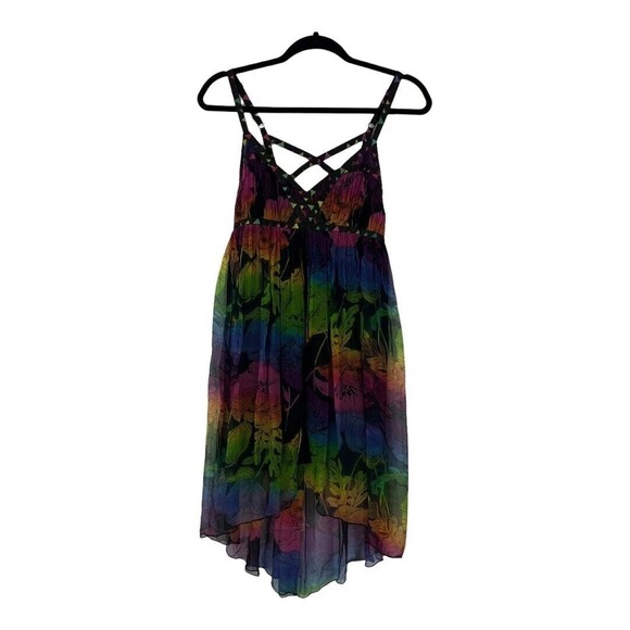 Free People New Romantics Womens Size XS Technicolor Dream Wave Dress - Picture 1 of 5